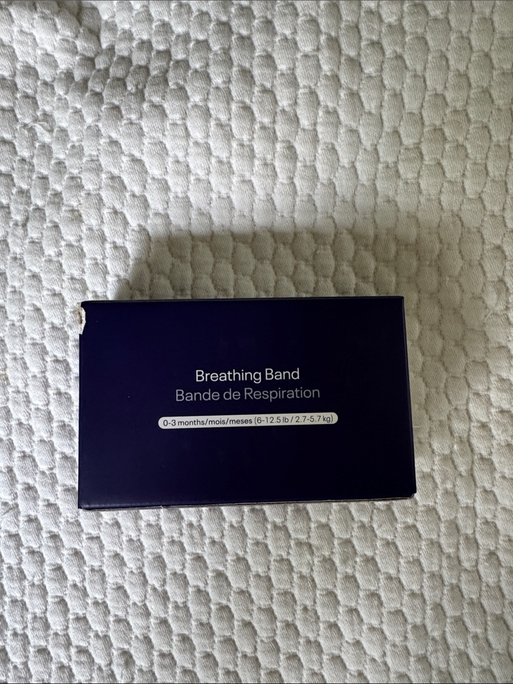 Nanit Breathing Band new in box  - Navy Blue 0-3 months